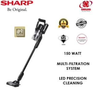Sharp 150 Watt DC Motor Bagless Vacuum Cleaner ECCS15MB