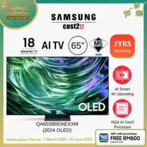 review smart tv Samsung S90D OLED terbaik