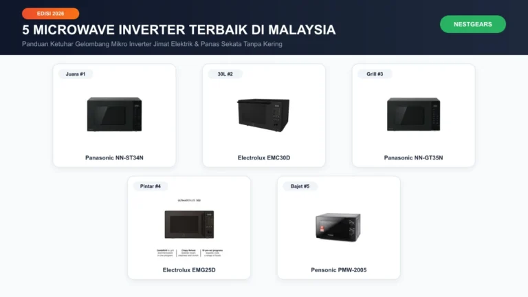 5 microwave inverter terbaik di malaysia 2026 koleksi pilihan