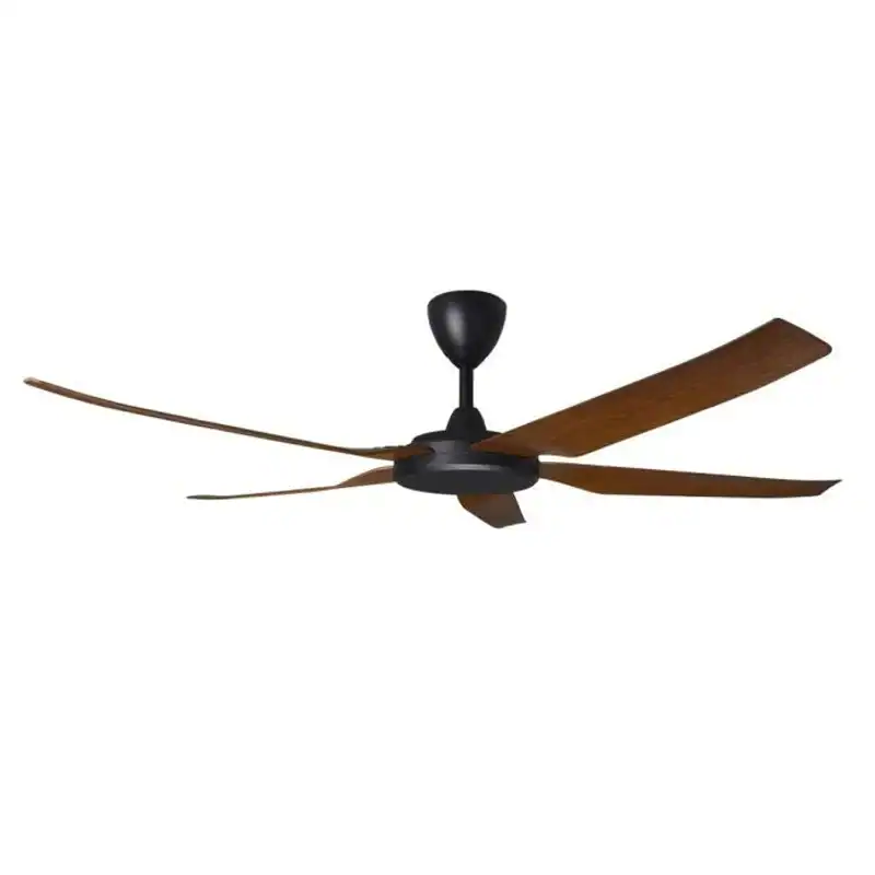 alpha prima 5b 56 inch walnut wood grain dc motor ceiling fan