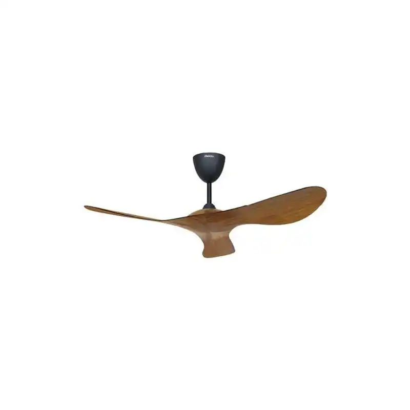 deka monzio 42 inch 3 blade dc motor ceiling fan walnut wood