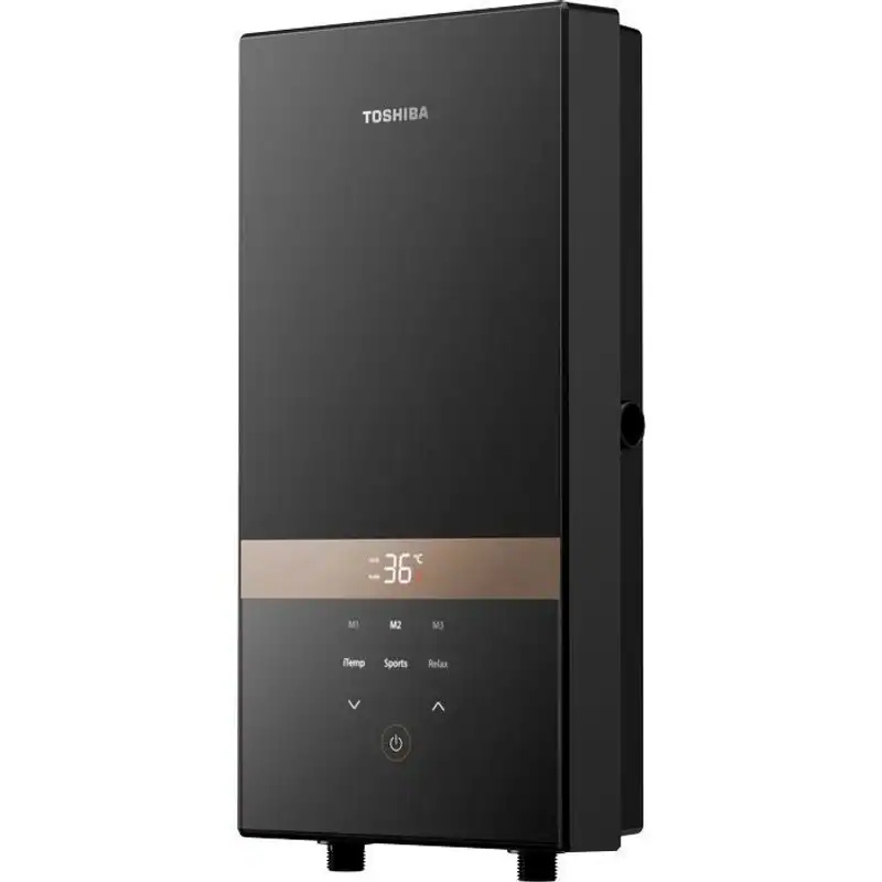 toshiba instant electric water heater with dc pump and rain shower