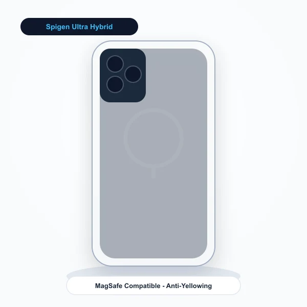casing spigen ultra hybrid magsafe iphone 18 jernih