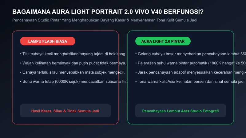 analisis teknologi aura light portrait 2.0 pelarasan suhu warna vivo v40 5g