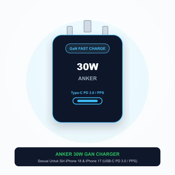 anker 511 nano 3 30w charger iphone 18 shopee