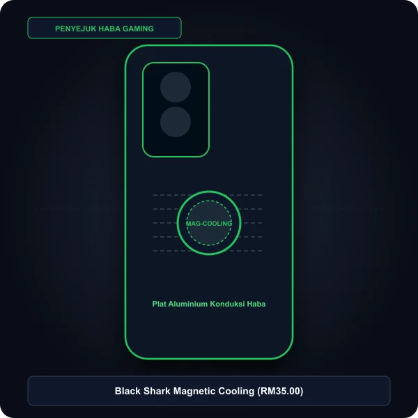 casing poco f6 terbaik black shark magnetic cooling fan case shopee malaysia