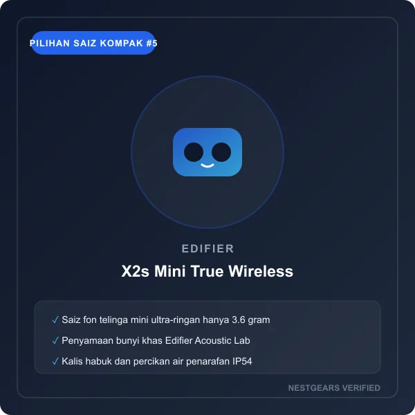 Edifier X2s Mini True Wireless Earbuds