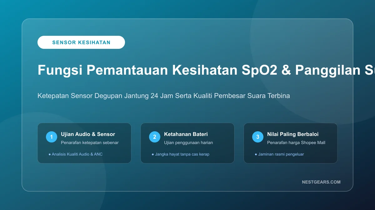 Fungsi Pemantauan Kesihatan SpO2 dan Panggilan Bluetooth Smartwatch Bajet