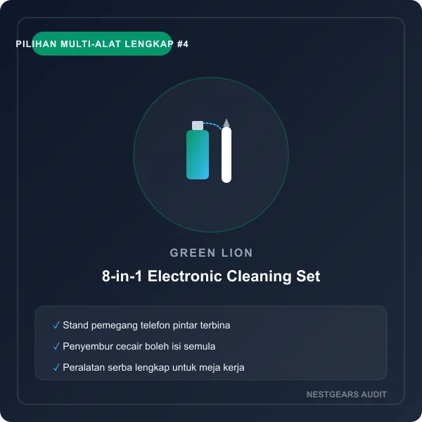 Green Lion 8-in-1 Electronic Cleaning Set