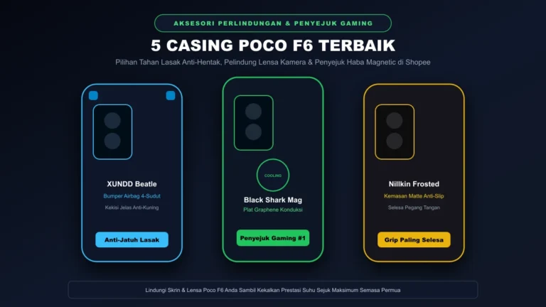 casing poco f6 terbaik di malaysia tahan lasak penyejuk haba gaming shopee