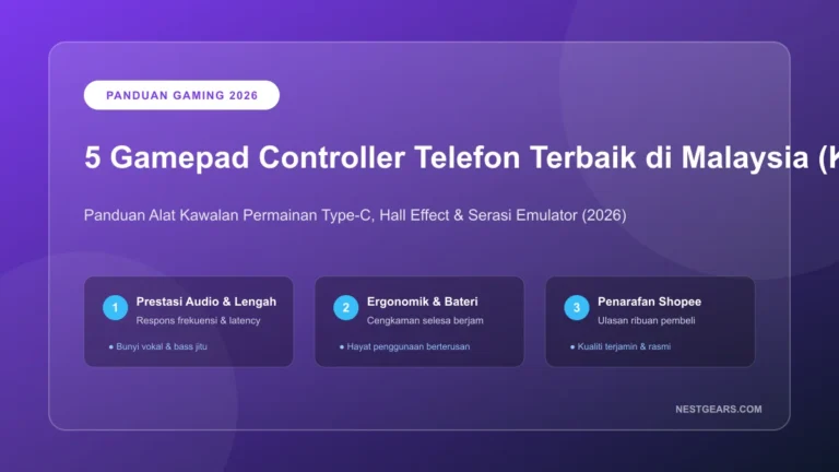 5 Gamepad Controller Telefon Terbaik Kalis Lengah Malaysia 2026