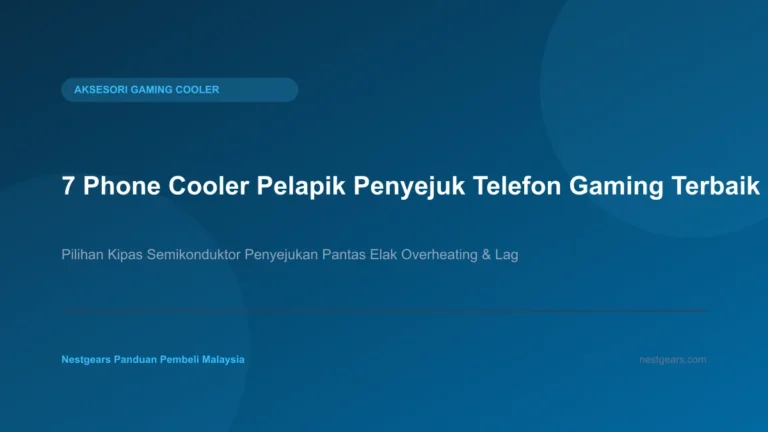 Phone cooler pelapik penyejuk telefon terbaik di Malaysia teknologi semikonduktor beku kalis panas untuk PUBG & Mobile Legends
