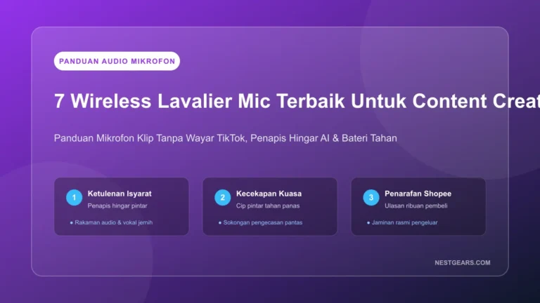 7 Wireless Lavalier Mic Terbaik Untuk Content Creator Malaysia 2026