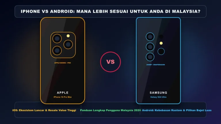Perbandingan iPhone vs Android mana lebih bagus untuk pengguna di Malaysia