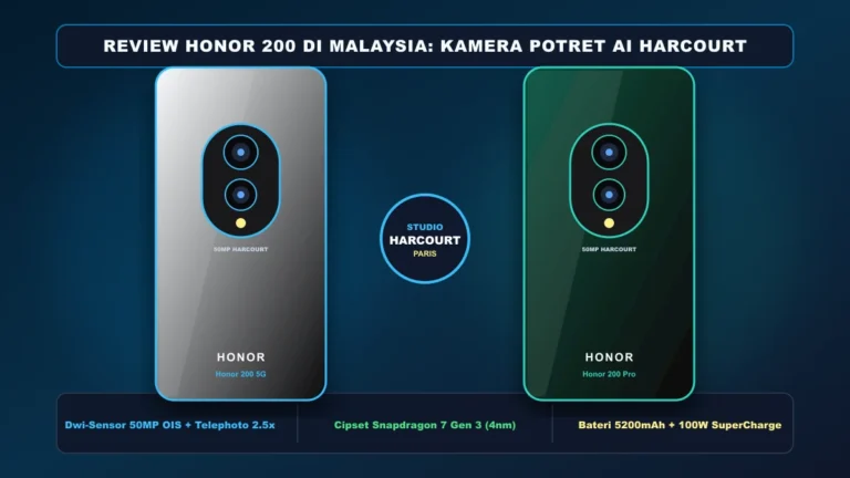 Review Honor 200 di Malaysia dengan kamera potret AI Studio Harcourt