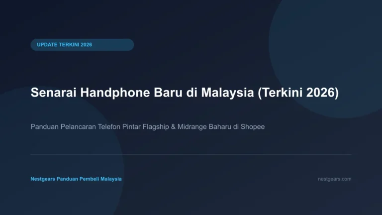 Senarai handphone baru di Malaysia 2026 dengan harga dan spesifikasi cipset terkini
