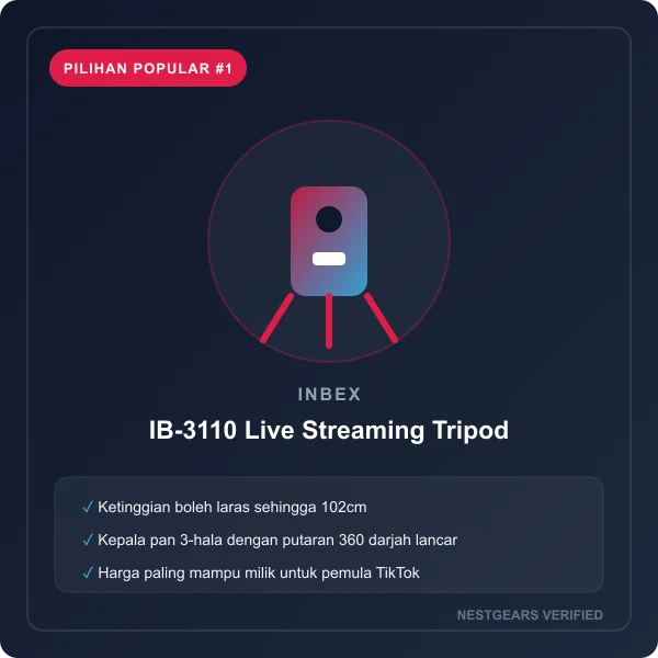 INBEX IB-3110 Live Streaming Tripod
