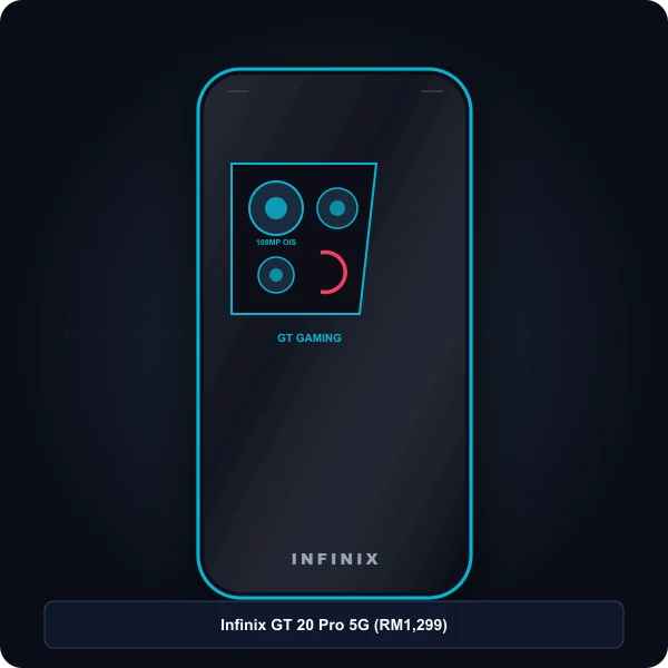 infinix gt 20 pro 5g 144hz pixelworks gaming mecha shopee malaysia