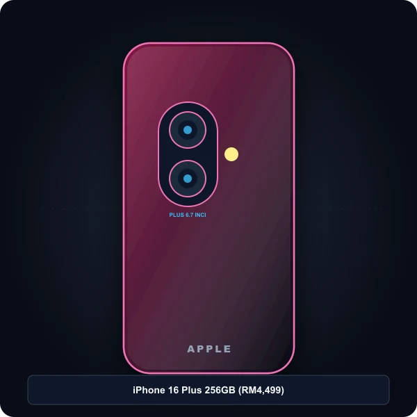 harga iphone 16 di malaysia model plus 256gb bateri besar shopee