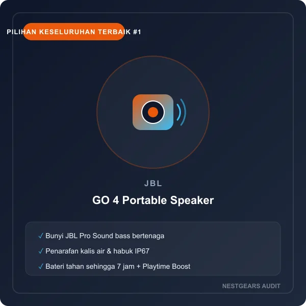 JBL GO 4 Portable Speaker JBL GO 4 Portable Bluetooth Speaker IP67