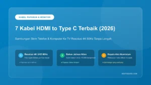 7 Kabel HDMI to Type C Terbaik Sambung TV Monitor Malaysia 2026