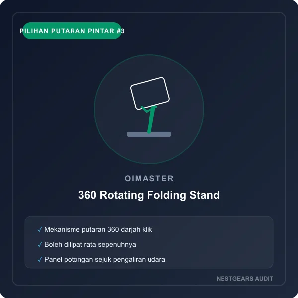 OImaster 360 Rotating Folding Tablet Stand