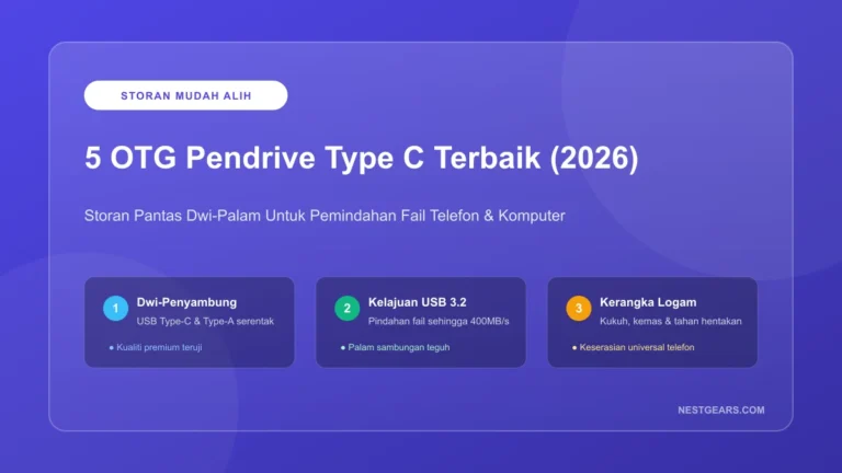 5 OTG Pendrive Type C Terbaik Malaysia 2026