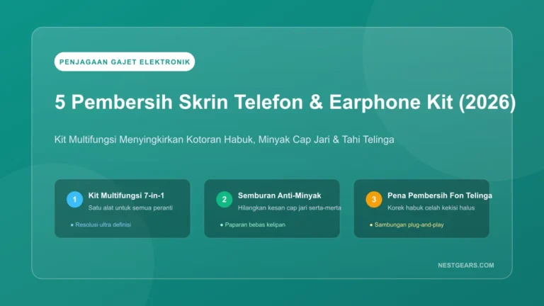 5 Pembersih Skrin Telefon dan Earphone Kit Terbaik Malaysia 2026