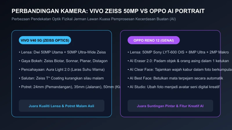 perbandingan kamera zeiss 50mp vivo v40 vs oppo reno 12 genai portrait eraser