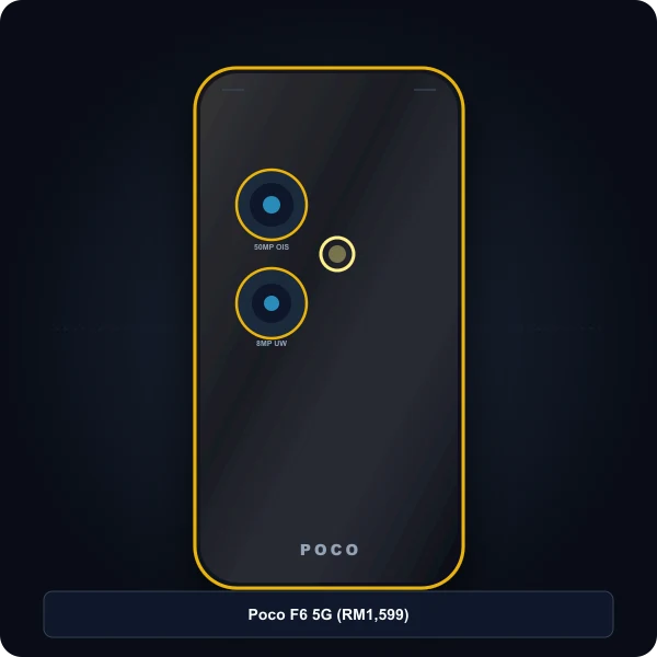 poco f6 5g snapdragon 8s gen 3 90w turbo charge shopee malaysia