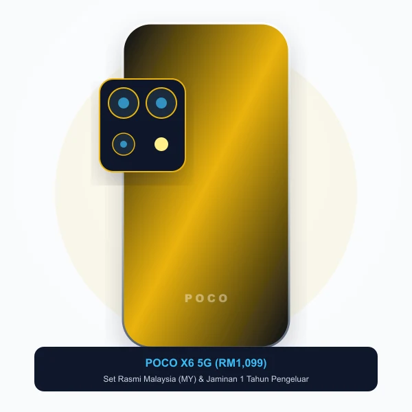 poco x6 5g kamera 64mp ois skrin 1.5k shopee malaysia