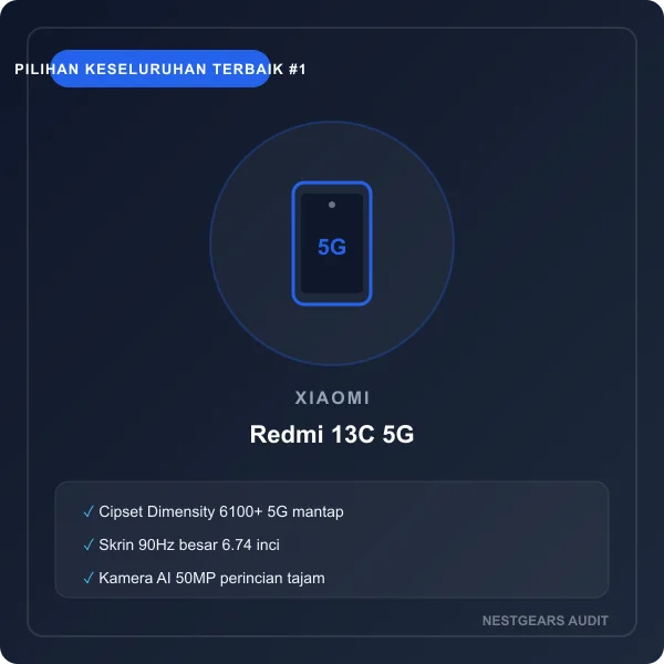 Redmi 13C 5G Smartphone Murah
