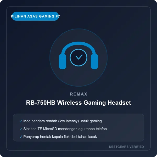 Remax RB-750HB Wireless Gaming Headset