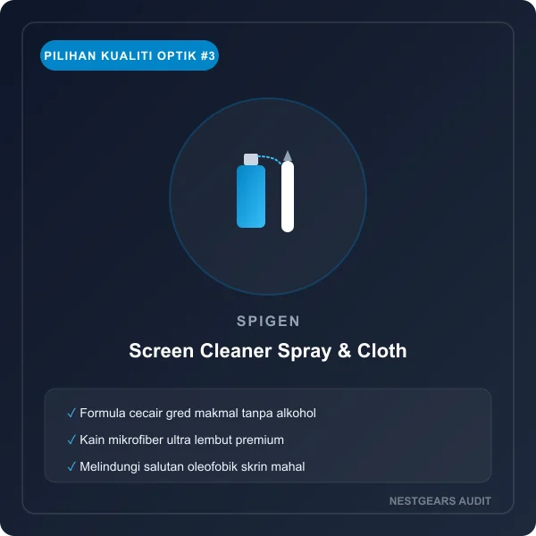 Spigen Screen Cleaner Spray and Microfiber Cloth Kit