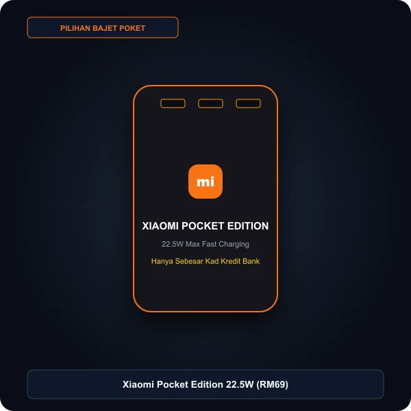 Xiaomi Power Bank 10000mAh 22.5W Pocket power bank 10000mah terbaik xiaomi pocket edition 22.5w murah bajet shopee